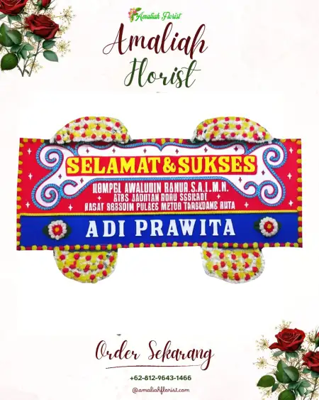 Papan Bunga Ucapan Selamat Talumolo